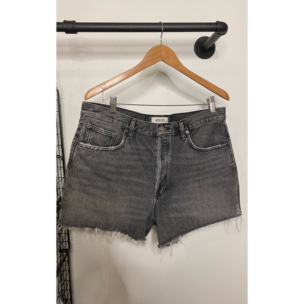 Agolde Dee Denim Shorts - Picture 5 of 8